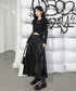 Crinkle Gloss Maxi Skirt